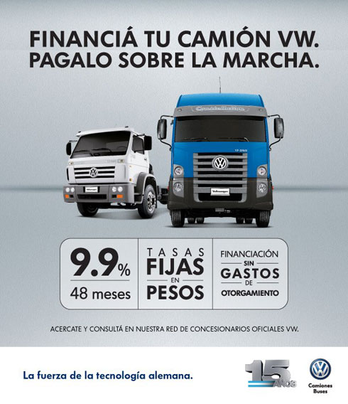 VW Camiones plan de financiamiento