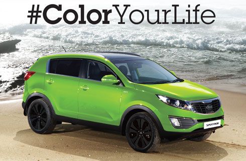 Kia le pone color al verano con su campaña “Color your life”