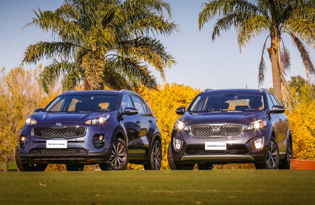 Kia Sportage y Sorento en Argentina