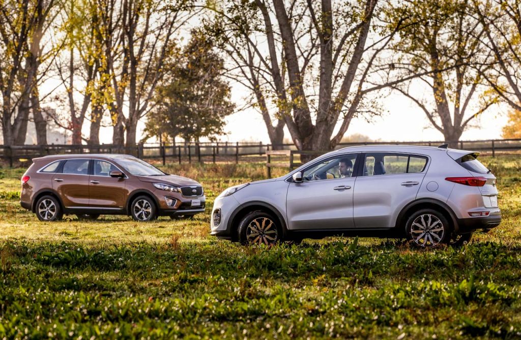 Kia Sportage y Sorento en Argentina