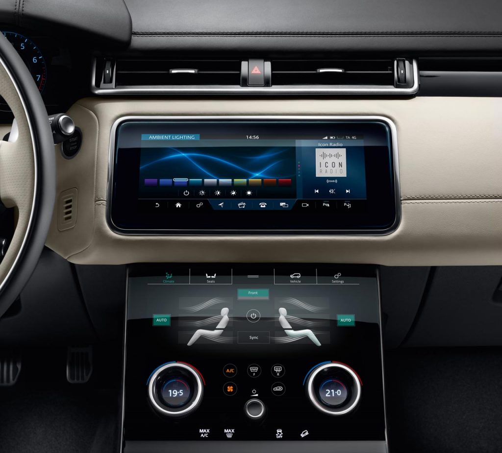 Consola Range Rover Velar