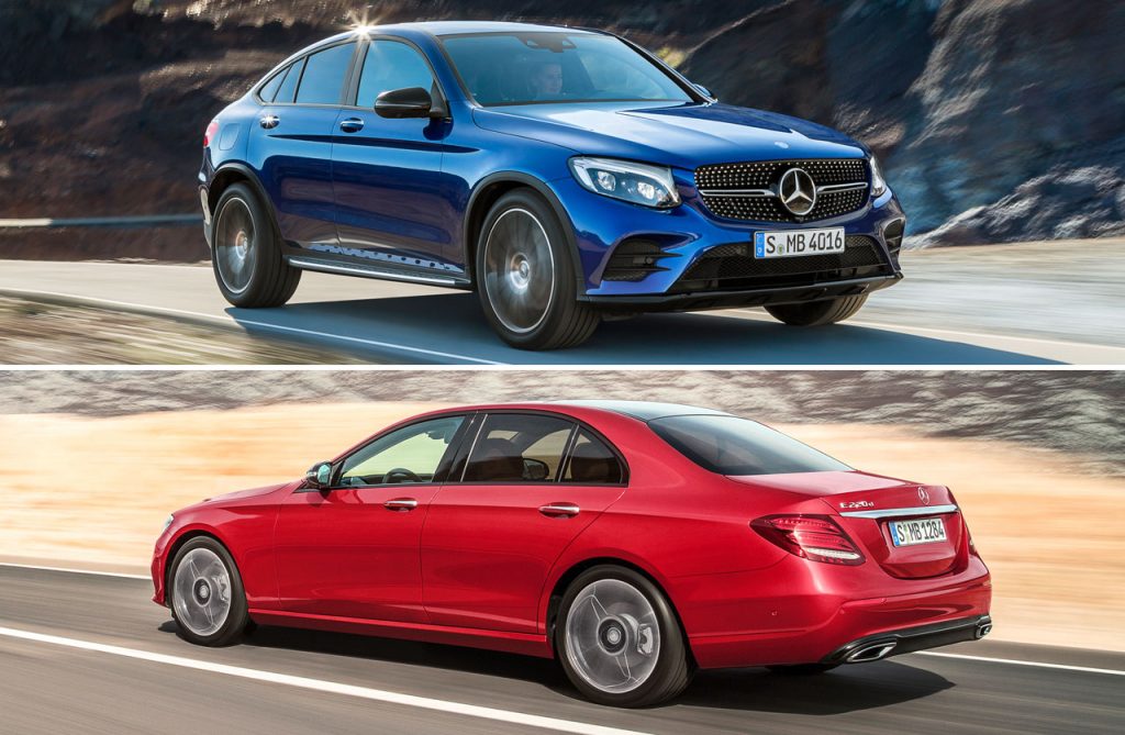 Mercedes-Benz GLC Coupé y Clase E