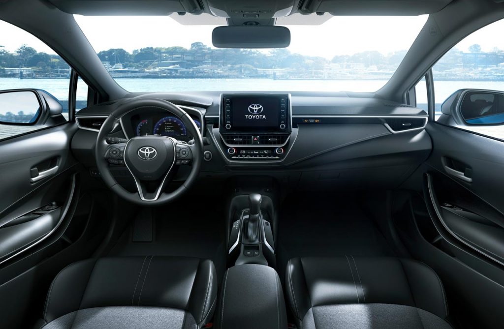 Interior nuevo Toyota Corolla