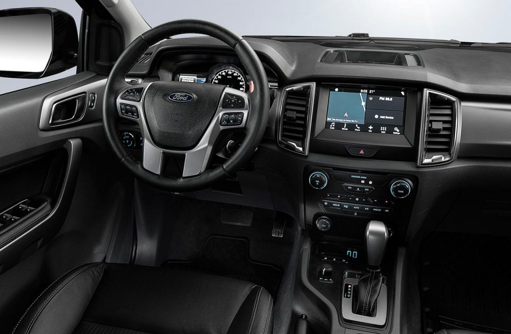 Interior Ford Ranger Black Edition