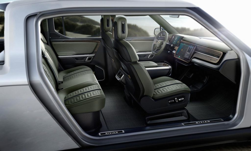 Interior Rivian R1T