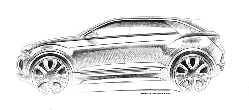 Boceto VW T-Roc