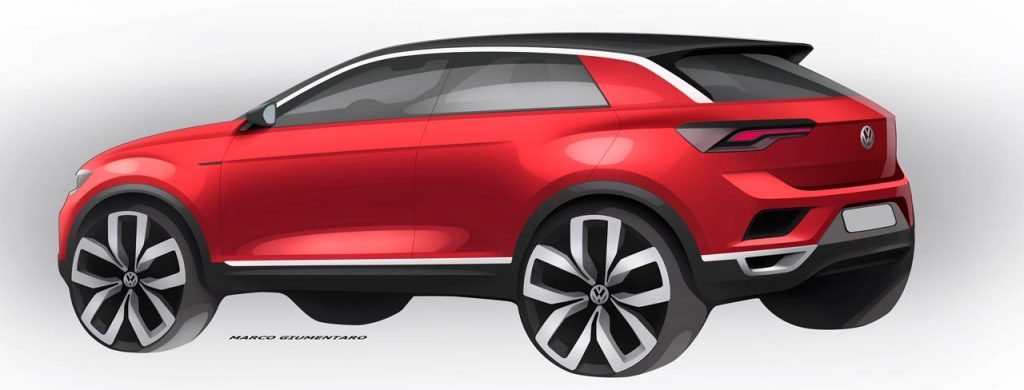 Boceto VW T-Roc