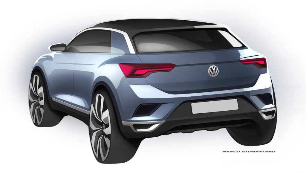 Boceto VW T-Roc