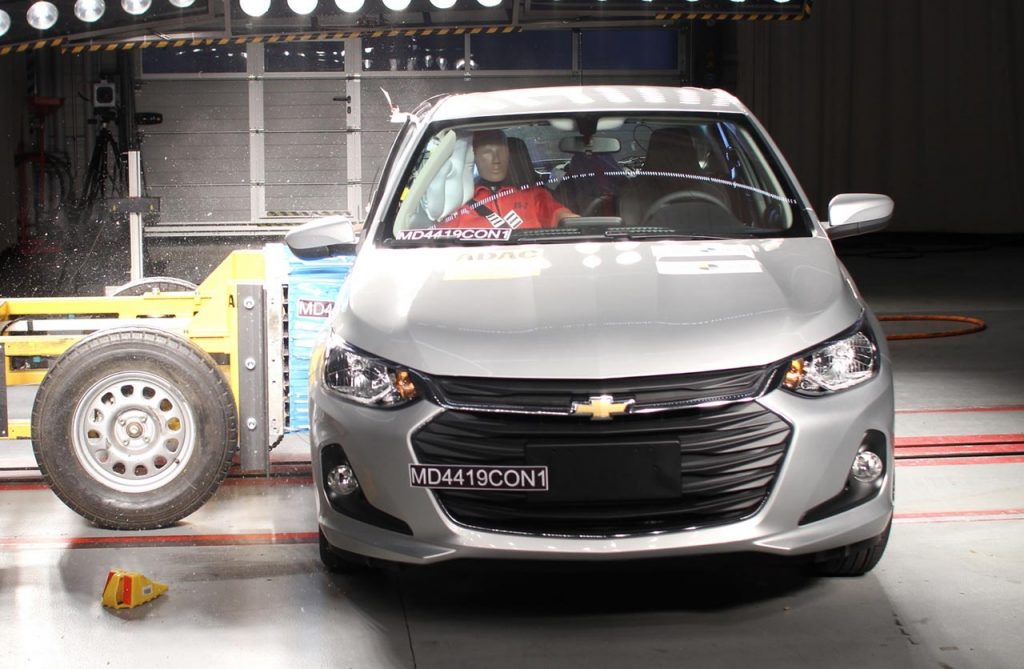 Nuevo Chevrolet Onix hatchback Latin NCAP