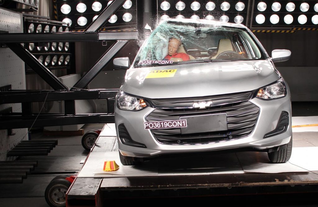 Nuevo Chevrolet Onix hatchback Latin NCAP