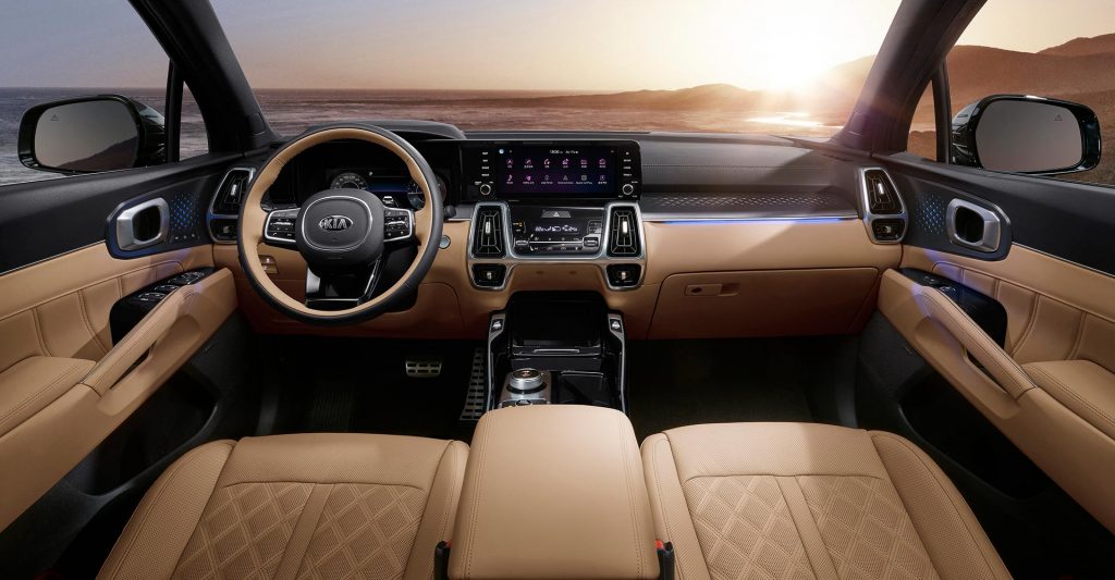 Interior nuevo Kia Sorento 2021