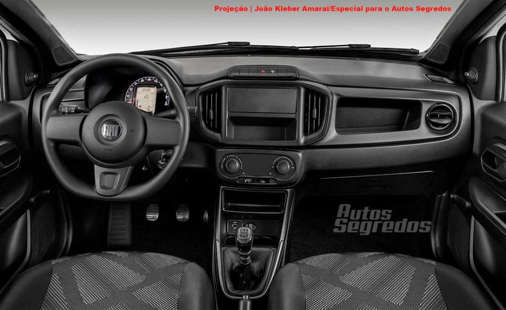 Interior Fiat Strada Working cabina simple AS