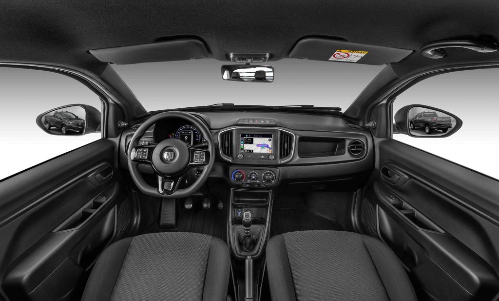 Interior Nueva Fiat Strada Endurance Cabine Plus
