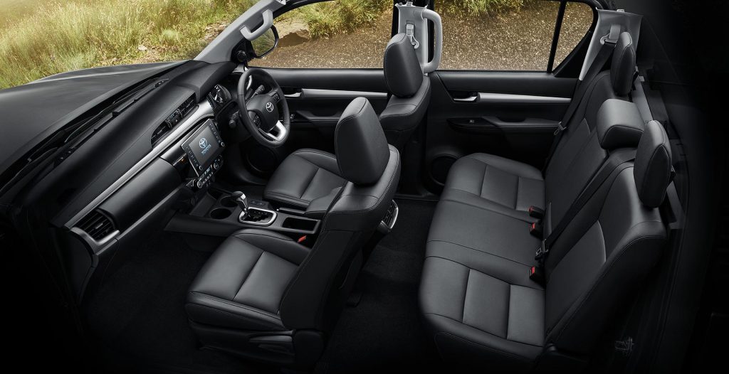 Interior Nueva Toyota Hilux 2021