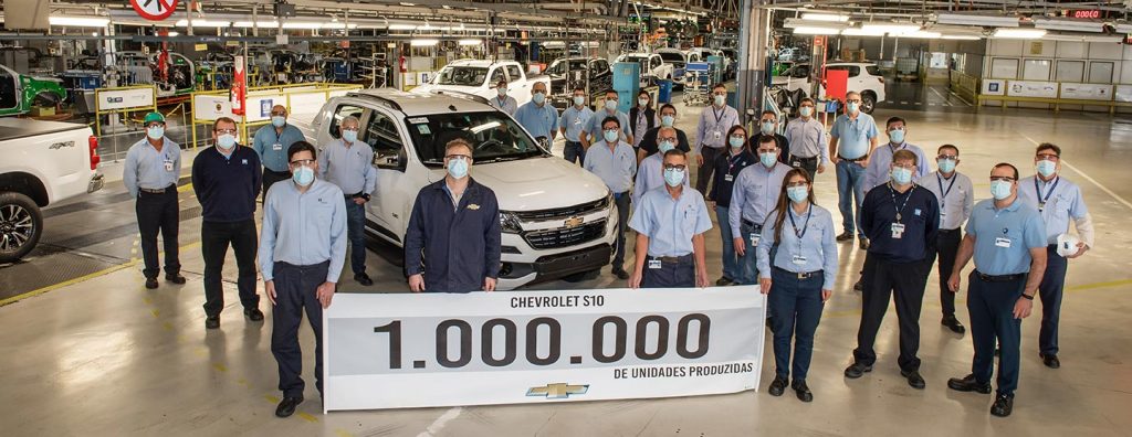 Chevrolet S10 1 millón de unidades producidas