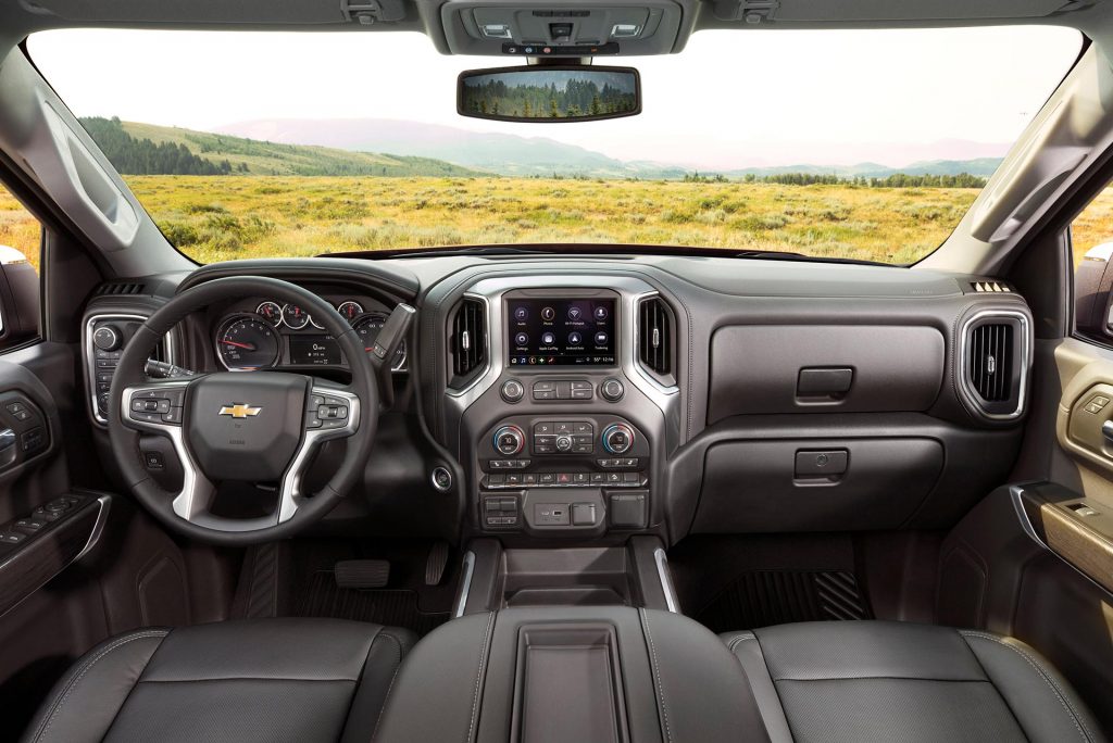 Interior Chevrolet Silverado LTZ 2020