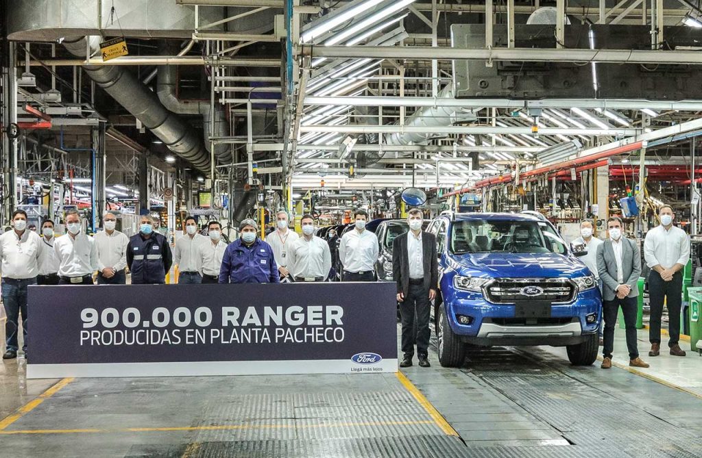 Ford Argentina producción Ranger 900.000