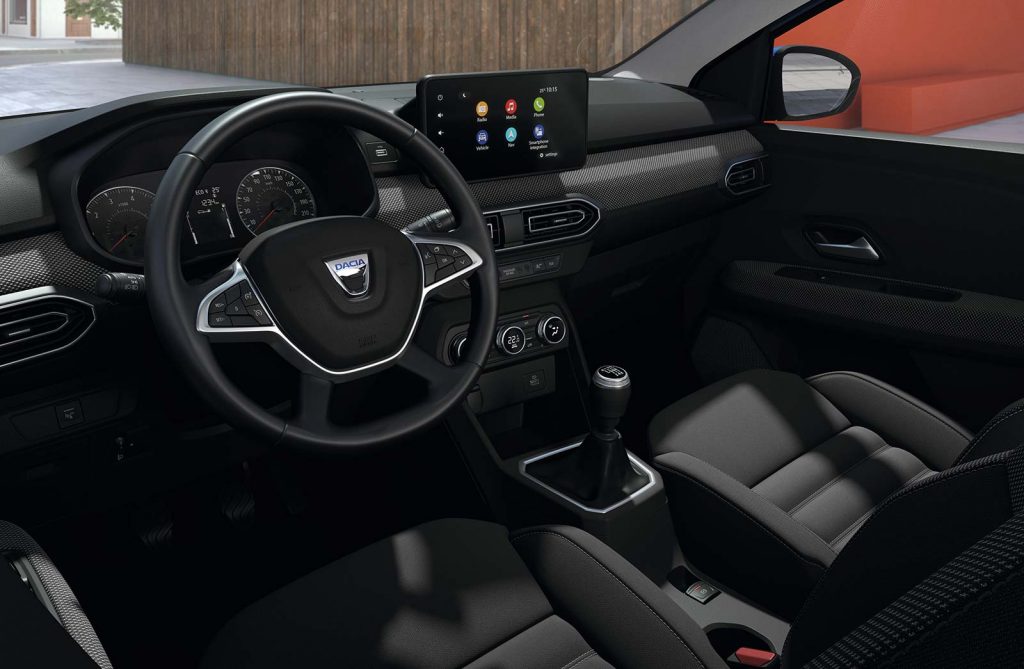 Interior Dacia Sandero 2021