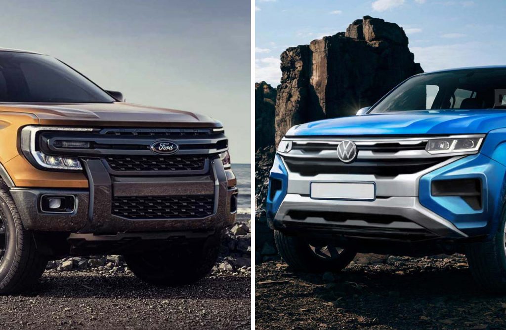 VW Amarok vs Ford Ranger 2022