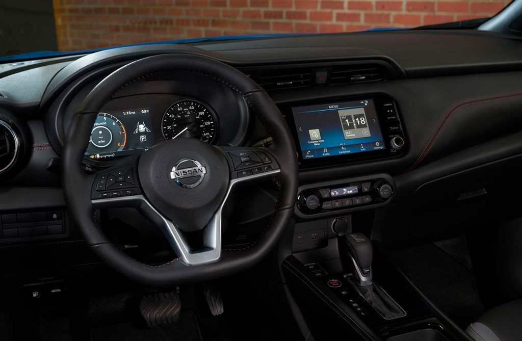 Interior Nissan Kicks 2021