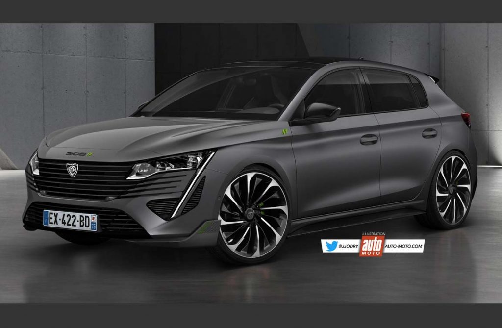 Nuevo Peugeot 308 PSE render