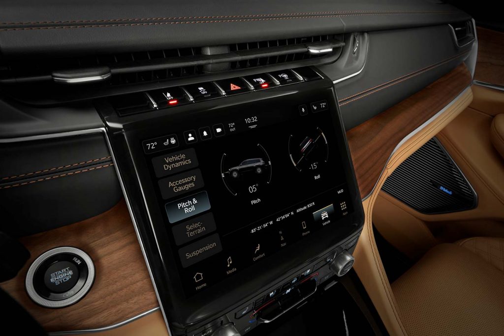 Interior Jeep Grand Cherokee L 2021