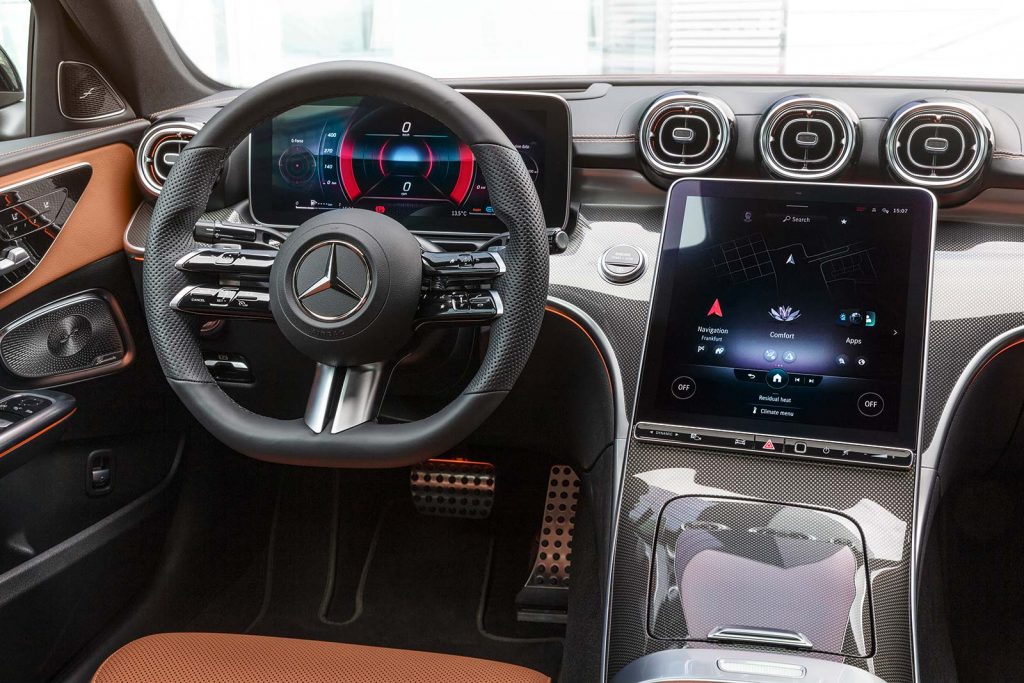 Interior Nuevo Mercedes-Benz Clase C 2022