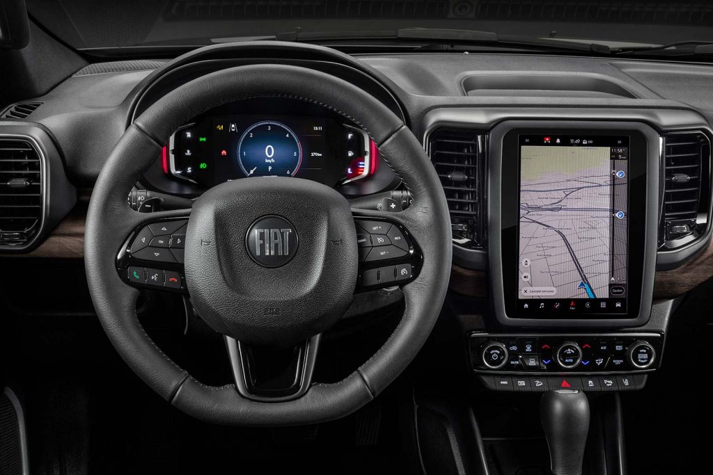 Interior Fiat Toro Ranch 2022