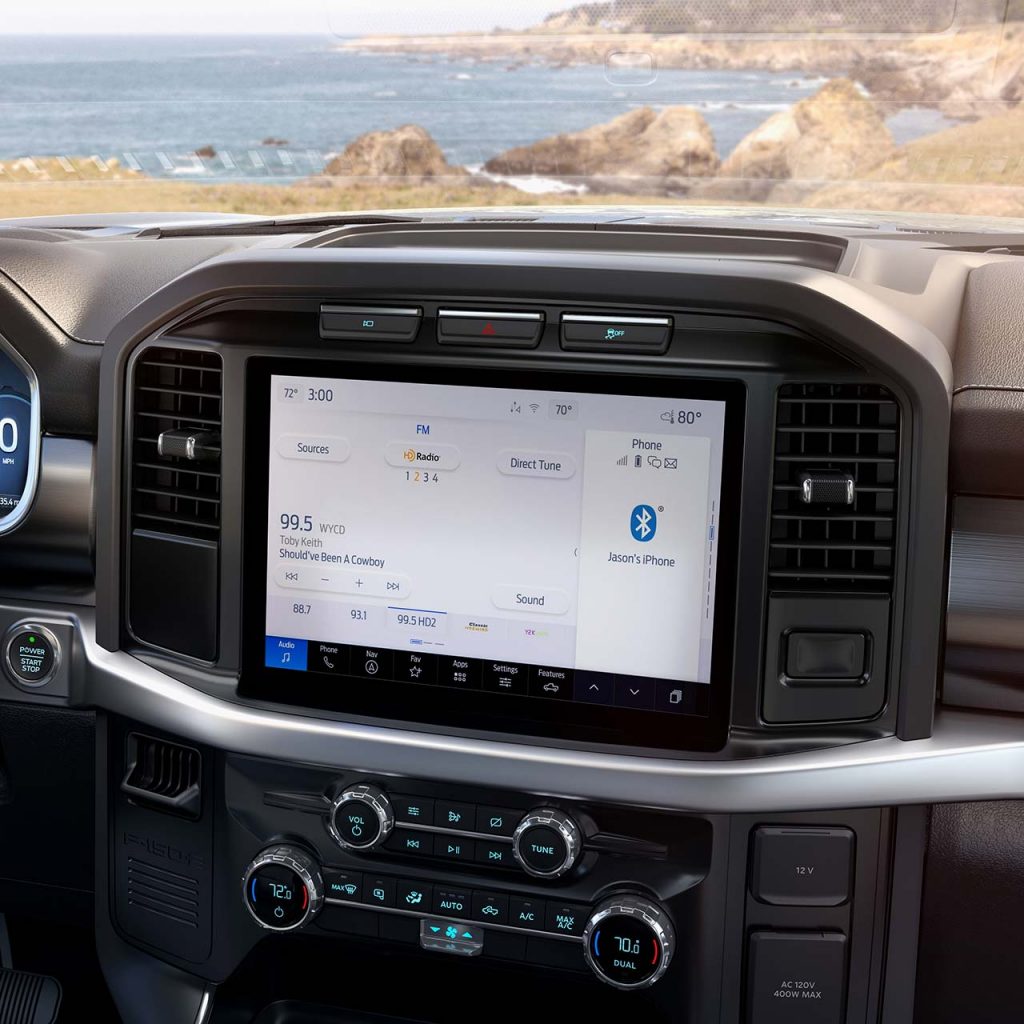 Interior Ford F-150 Lightning Pro