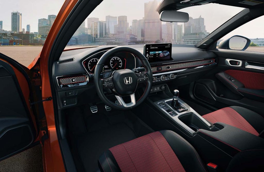 2024 Civic Si Interior Color Effie Halette