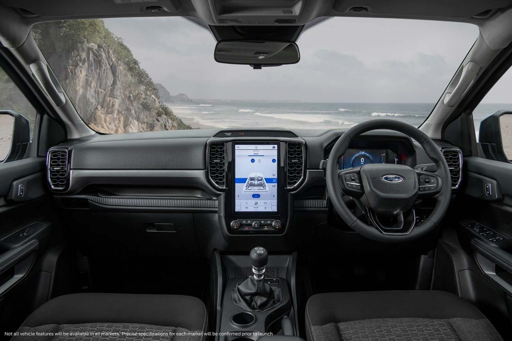 Interior Nueva Ford Ranger 2022