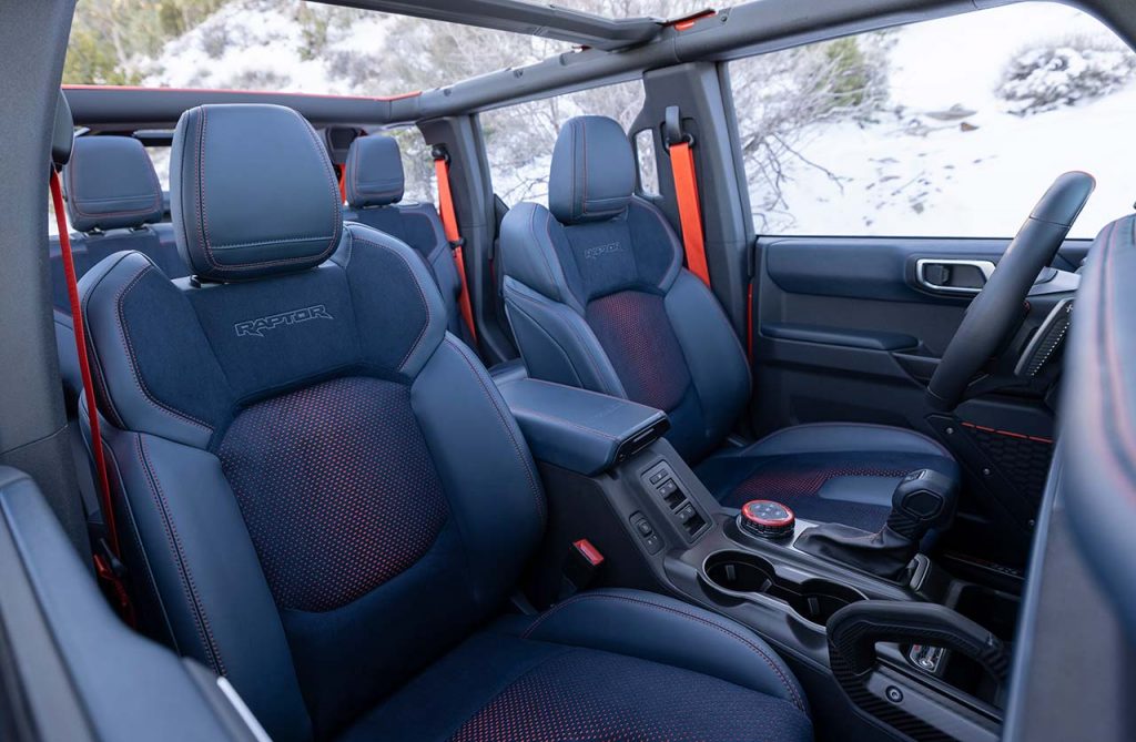 Interior Ford Bronco Raptor