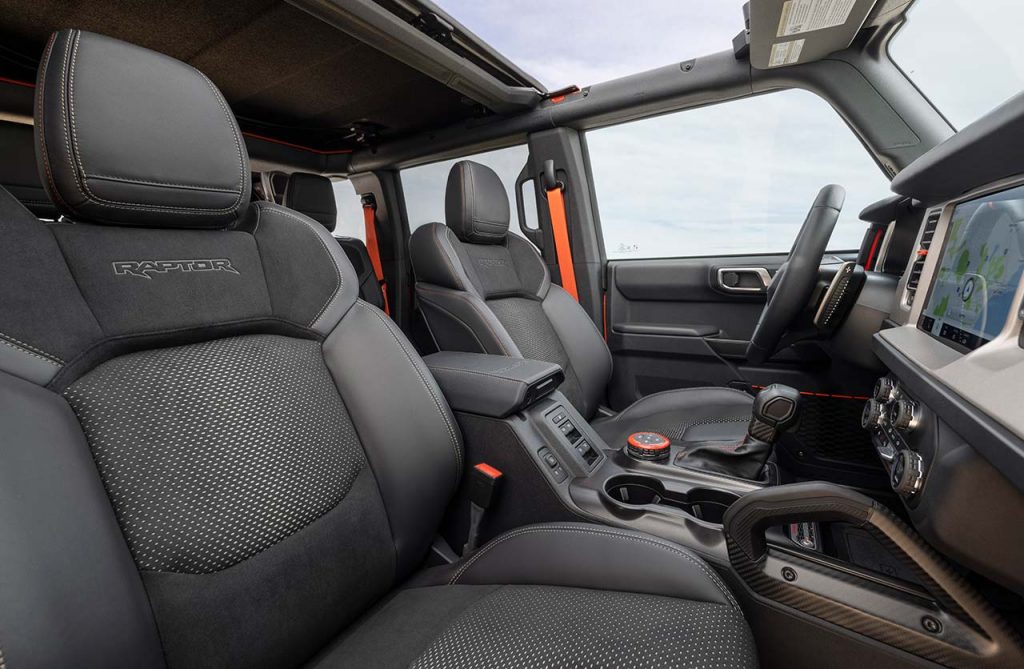 Interior Ford Bronco Raptor