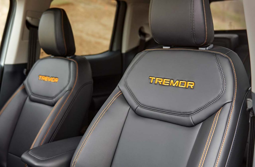 Interior Ford Maverick Tremor 2023