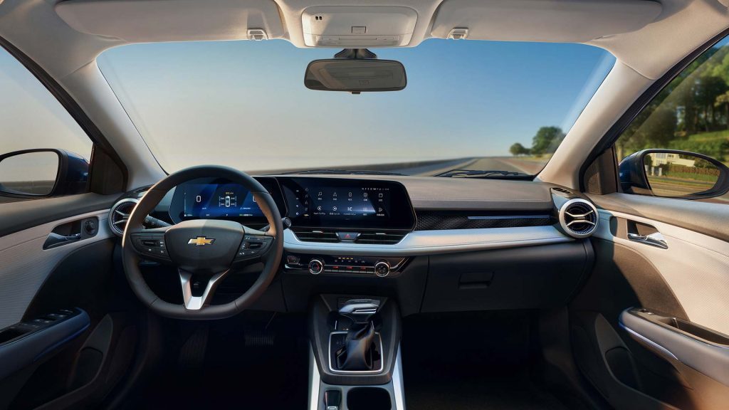 Interior nuevo Chevrolet Monza 2023