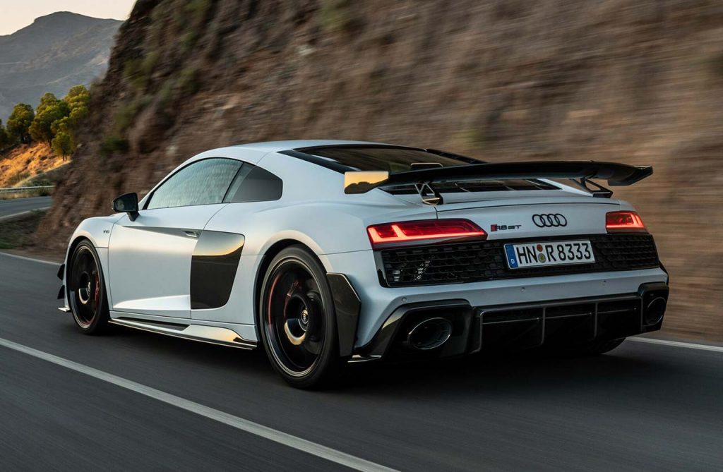 AudiR8CoupeV10GTRWD2025dinamicatrasera Mega Autos