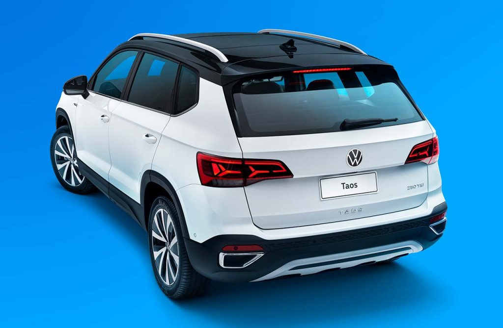 VolkswagenTaos2023trasera Mega Autos