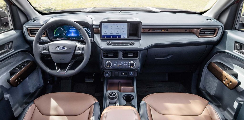 Interior Ford Maverick híbrida