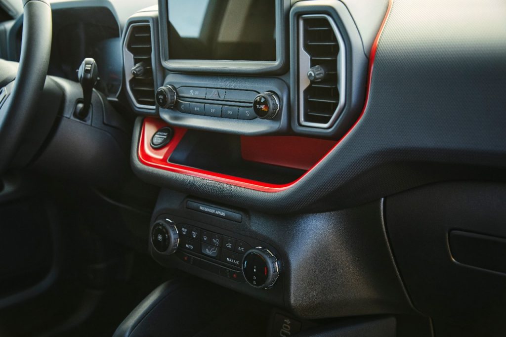 Interior Bronco Sport Free Wheeling