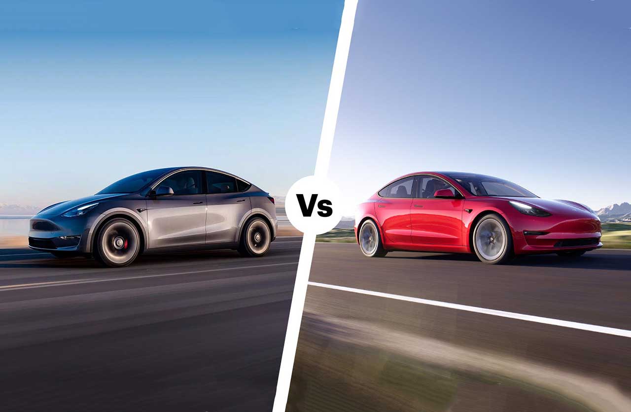 Una comparación completa: Tesla Model 3 vs. Model Y - Mega Autos