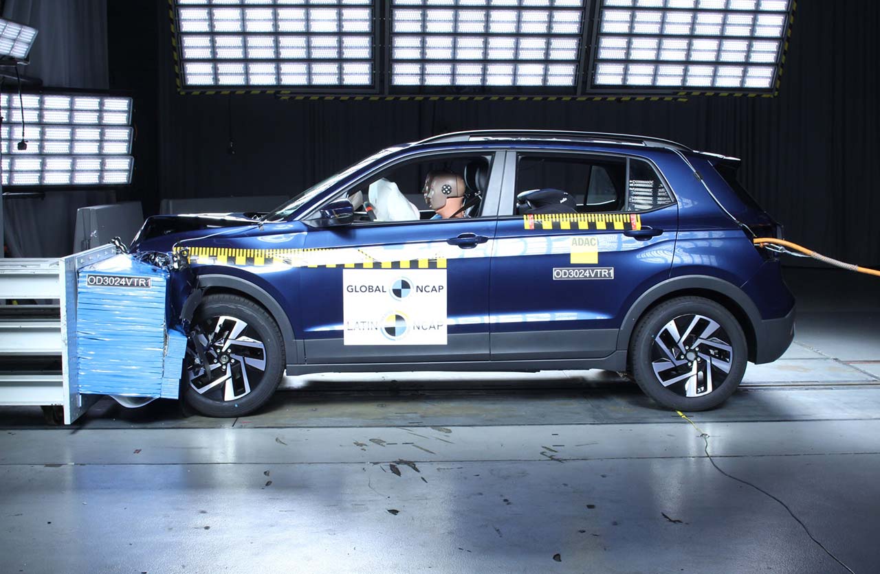 Latin NCAP calificó con 5 estrellas al nuevo Volkswagen T-Cross