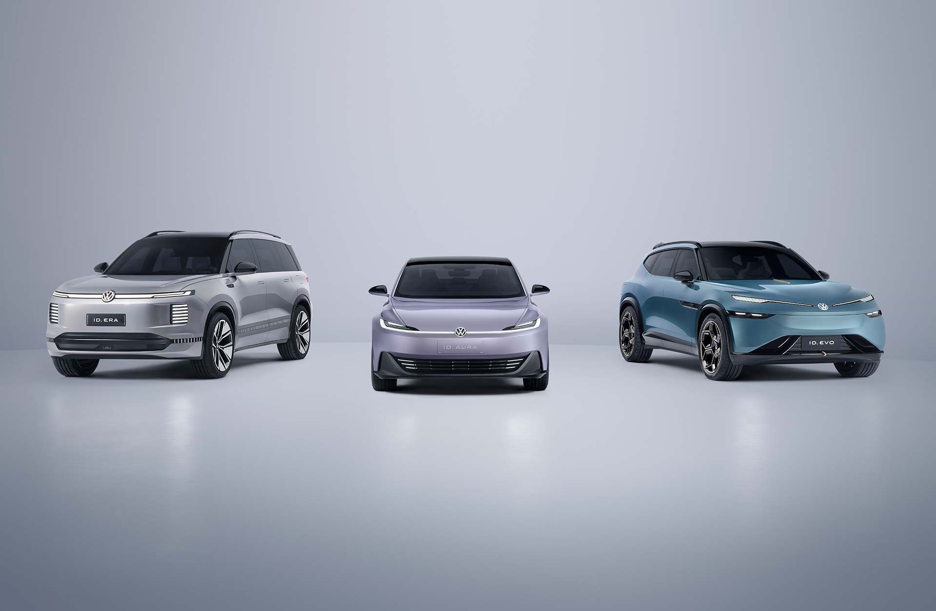 ID. Aura, ID. Era y ID. Evo: los nuevos prototipos de Volkswagen en China