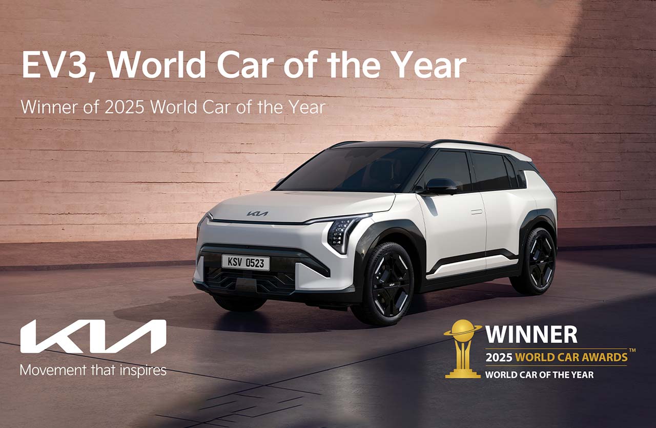El Kia EV3 gana el premio al Coche Mundial del Año 2025